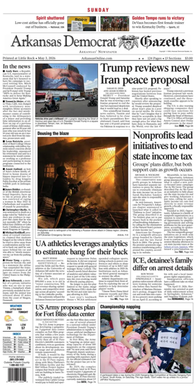 Cover of Arkansas Democrat-Gazette