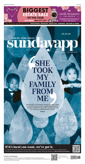 Cover of Asbury Park Press