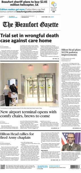 Cover of Beaufort Gazette (Sunday)