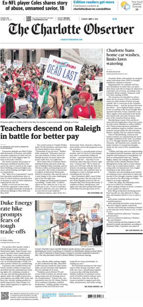Cover of The Charlotte Observer (Sunday)