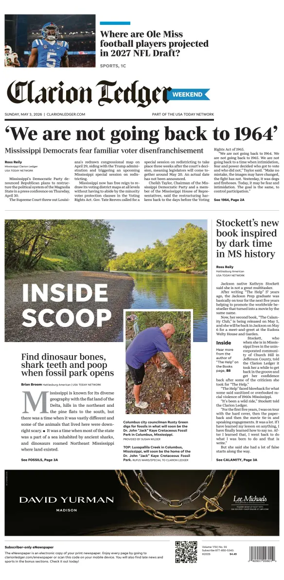 Cover of Clarion Ledger