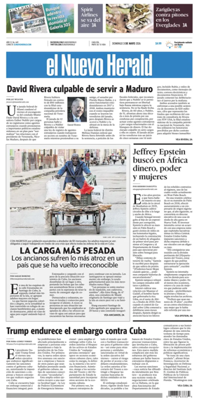 Cover of El Nuevo Herald (Sunday)