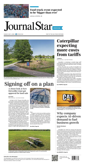 Cover of Journal Star (Peoria)