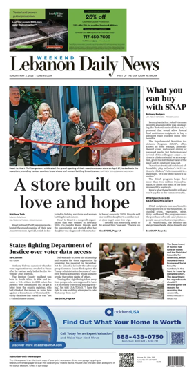 Cover of Lebanon Daily News