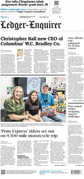 Cover of Ledger-Enquirer (Sunday)