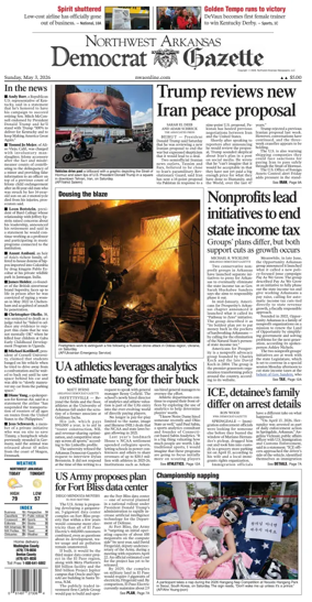 Cover of Northwest Arkansas Democrat-Gazette