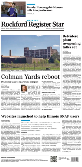 Cover of Rockford Register Star