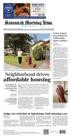 Cover of Savannah Morning News