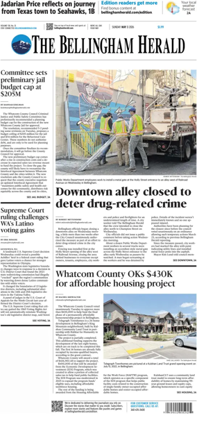 Cover of The Bellingham Herald (Sunday)