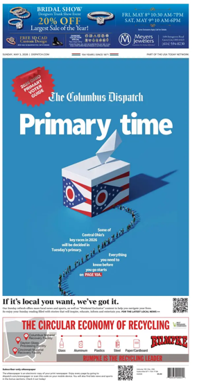 Cover of The Columbus Dispatch