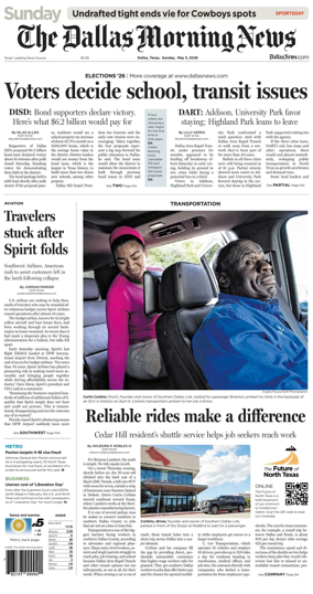 Cover of The Dallas Morning News