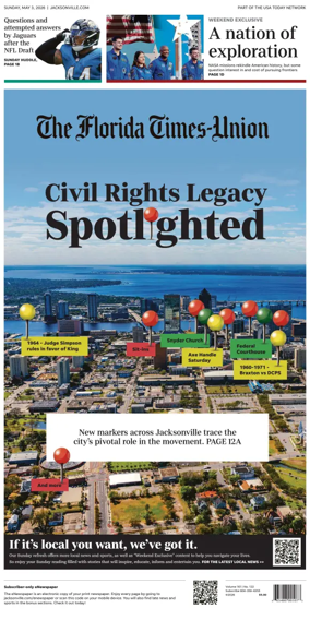 Cover of The Florida Times-Union