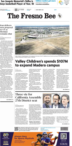 Cover of The Fresno Bee (Sunday)