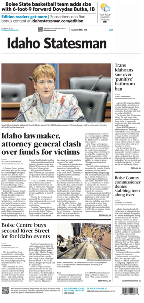 Cover of The Idaho Statesman (Sunday)