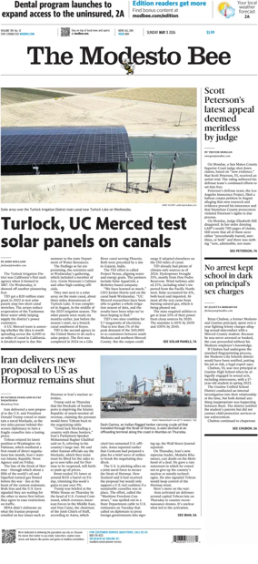 Cover of The Modesto Bee (Sunday)
