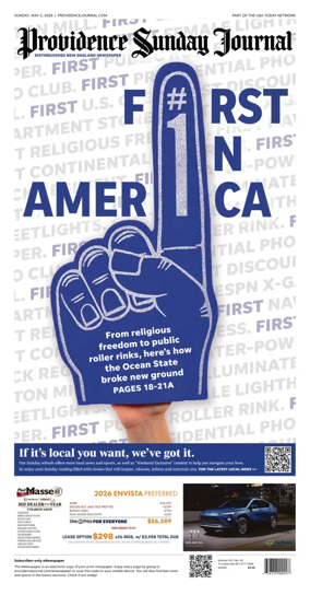 Cover of The Providence Journal