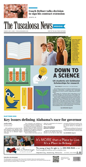 Cover of The Tuscaloosa News