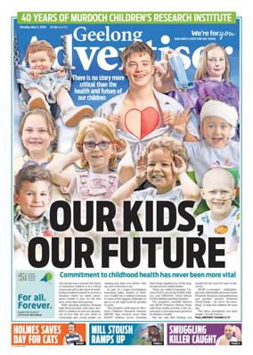 Cover of Geelong Advertiser