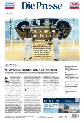 Cover of Die Presse