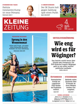 Cover of Kleine Zeitung Steiermark