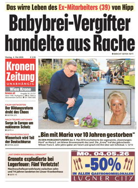 Cover of Kronen Zeitung