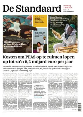Cover of De Standaard