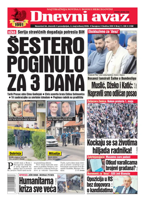 Cover of Dnevni avaz