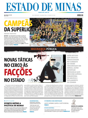 Cover of Estado de Minas (Brazil)