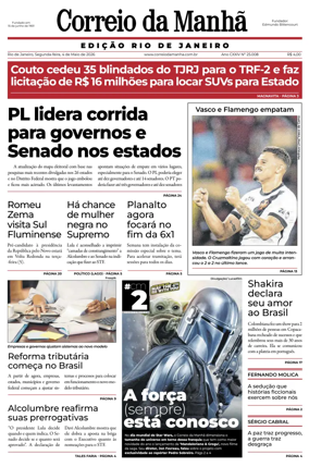 Cover of Jornal Correio da Manha