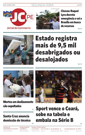 Cover of Jornal do Commercio
