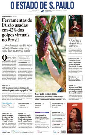 Cover of O Estado de S. Paulo