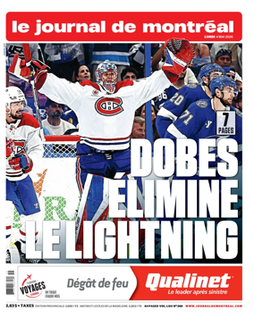 Cover of Le Journal de Montreal