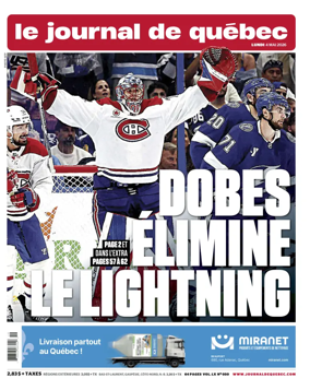 Cover of Le Journal de Quebec