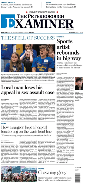 Cover of The Peterborough Examiner