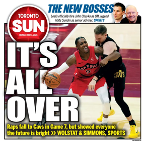 Cover of Toronto Sun