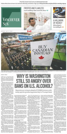 Cover of Vancouver Sun