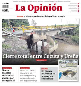 Cover of La Opinion