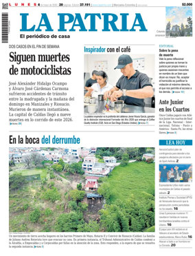 Cover of La Patria (Colombia)