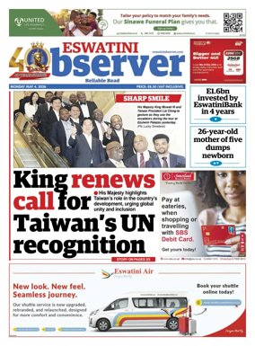 Cover of Eswatini Observer