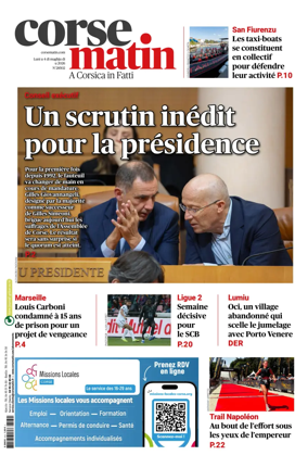Cover of Corse Matin