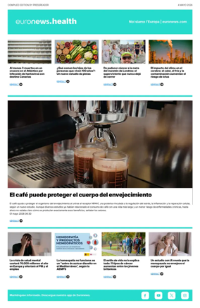 Cover of Euronews Health (Spanish) Compiled Edition