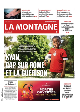 Cover of La Montagne (Clermont-Metropole)