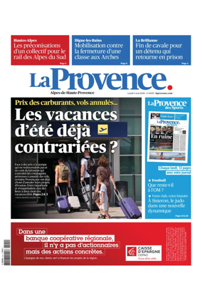 Cover of La Provence Alpes-de-Haute-Provence