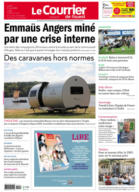 Cover of Le Courrier de l’Ouest (Cholet)