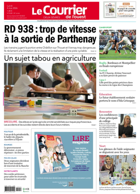 Cover of Le Courrier de l’Ouest (Deux-Sevres)