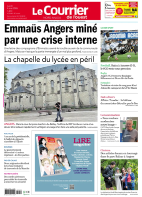 Cover of Le Courrier de l’Ouest (Nord Anjou)
