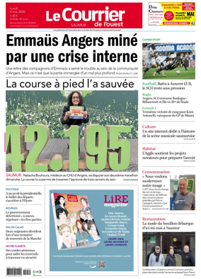 Cover of Le Courrier de l’Ouest (Saumur)