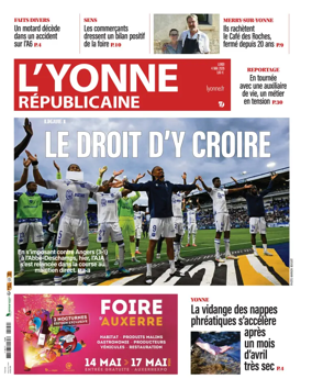 Cover of L'Yonne Republicaine
