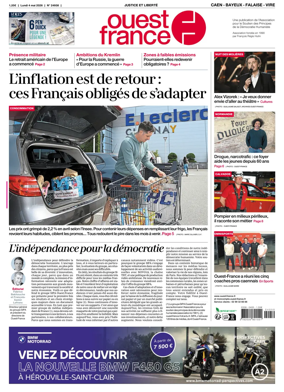 Cover of Ouest France (Caen - Bayeux - Falaise - Vire)