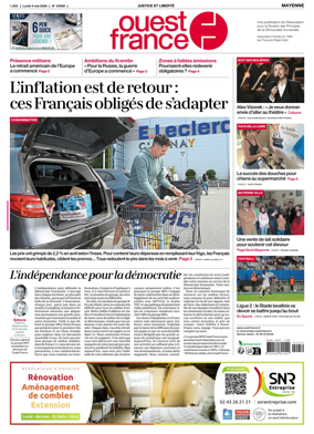 Cover of Ouest France (Mayenne)